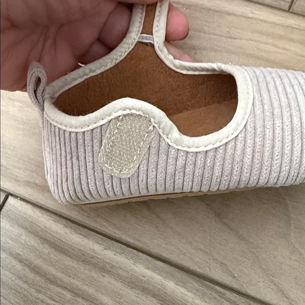 Gray Kids Shoes with Strap